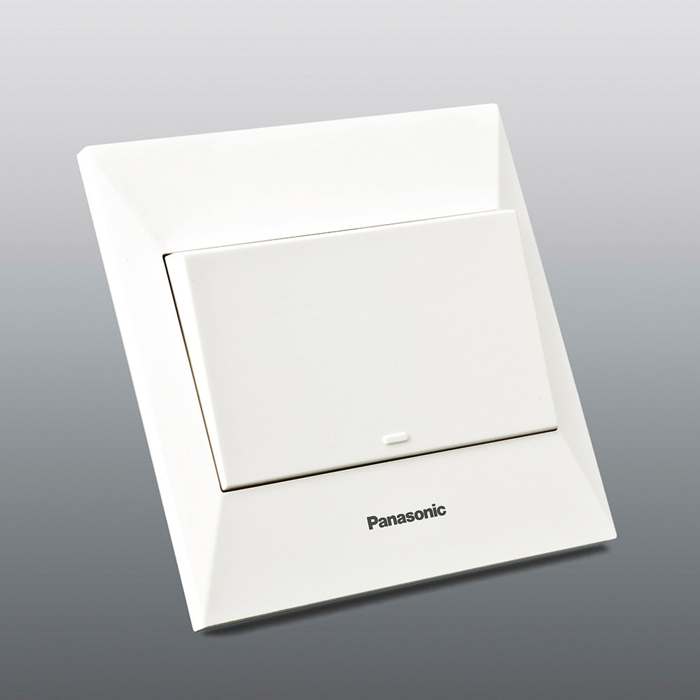 松下开关简尚开关插座面板 一位双控开关wmw502