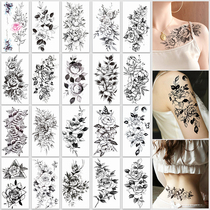 Floral Arm Tattoo Patch Waterproof Female Persistent Emulation Flower Vegetarian Flowers Legs Arms Thighs Scar Large Pattern Stickers