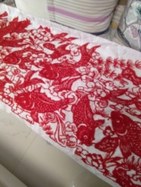 Cross stitch Big Head brother pure hand cross stitch finished line embroidery nine fish picture year fish living room bedroom cross stitch