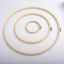 Embroidery cross stitch bracket Round embroidery frame Bamboo and wood embroidery shelf Embroidery stretch embroidery stretch ring frame Fixing frame support