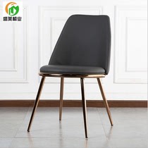 Xipi soft bag dining chair Nordic light luxury dining chair hostel reception chair hotel welcome chair comfortable leisure chair
