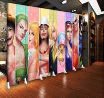 One Piece character anime cartoon background wall screen partition fashion living room entrance video YY anchor live broadcast