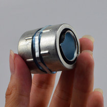 DGJ Jingsheng plastic-coated metal hose joint self-fixing joint end type circlip threaded hose connector DN20