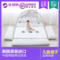 South Korea imported baby products Non-fluorescent pure cotton baby and toddler mattress mattress mattress baby sheet pad back
