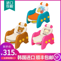 Korea GONA Easy bear baby toddler cushion seat toilet toilet shampoo chair Multi-function three-in-one