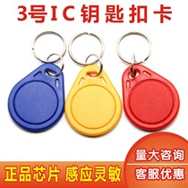 No 3 IC buckle card Domestic M1 keychain Carmen ban card elevator property community buckle IC card printing door lock card