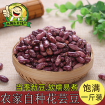 Northeast safflower kidney beans fresh big kidney beans red Heilongjiang kidney beans green beans rice beans can germinate 500g