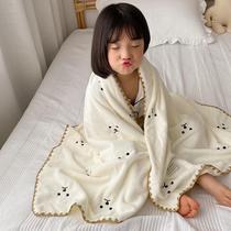 Japanese bath towel Towel set Female water absorption quick-drying ratio pure cotton soft newborn baby child baby does not lose hair