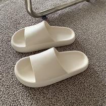 Japanese slippers mens spring and summer couples indoor home with a bath non-slip thick bottom cool drag women wear ins tide