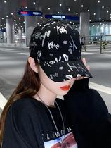 Japanese purchase of ZD hat children Chao Bai Duck tongue hat spring and autumn net red letter printed sunshade hat leisure baseball cap