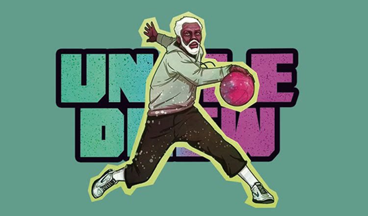 美士达原创德鲁大叔篮球山姆高德个性街头欧文七号球刻字私人订制