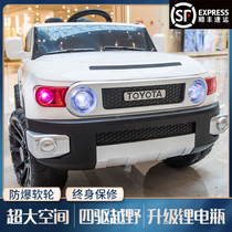Childrens electric vehicle four-wheel drive off-road car-seat baby car toy car infants and young four-wheel charging stroller