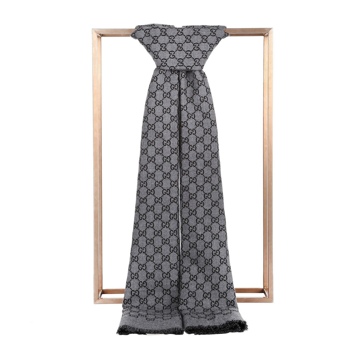 gucci/古奇古驰酷奇 新品男款 梭织围巾391246 4g200 1160