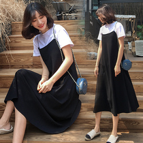 Maternity dress summer net red maternity wear suit hot mom personality out summer slip skirt fashion