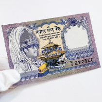 Foreign coin Double end 88 Real pictures New Nepal 1 rupee note Banknote Elk Asian Foreign Currency Collection Paper Banknotes