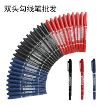 Pen Hook Line Small Double Heads Pen Fine Arts Students Special Small Heads Fine Heads Mark Pen Children Painting Sketching Middle Sex Pen