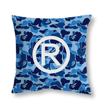 BAPE pillow blue camouflage apes R Tide brand pillow hipster home sofa pillow car pillow couple pillow