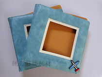 Childrens photo album cover Square 8 inch square 10 inch leather cover book skin baby photo album shell