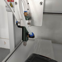 Precision-three-axis single station silica gel fully automatic gluing machine 5331 point gluing machine skiing glasses coater