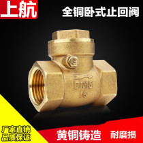 Shanghang heavy horizontal check valve all copper check valve check valve check valve 4 minutes 6 minutes 1 inch DN100