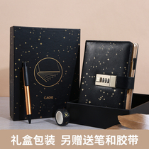 Night Sky Stars Cryptography Ben With Lock Days Remember This Creative Notebook Son A6 Carry-on Portable Net Red Notepad Custom