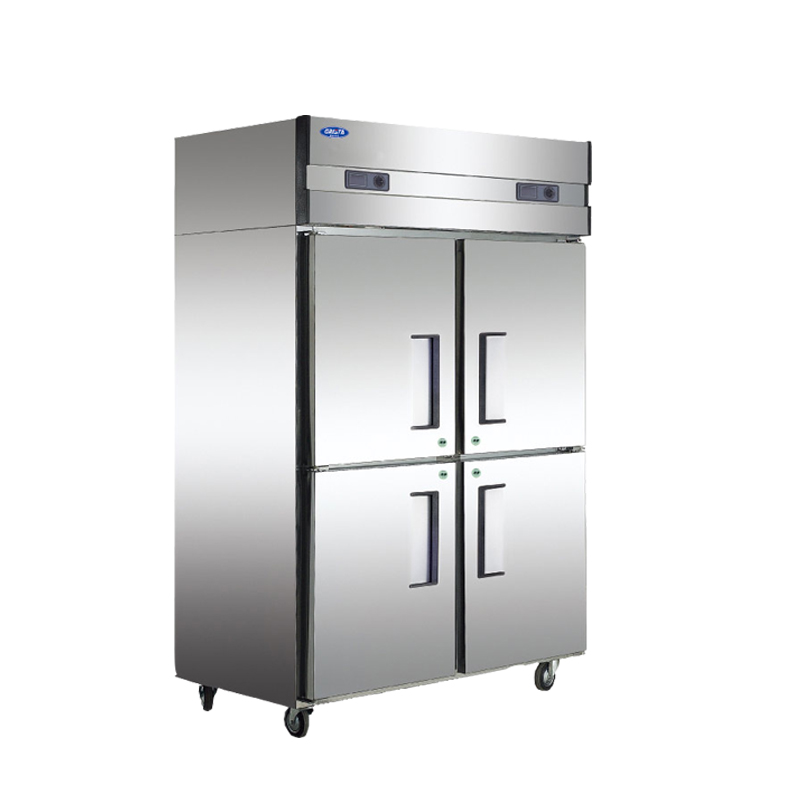 star four-door refrigerator commercial stainless steel kitchen refrigerator dual-temperature greenstad refrigerated q1.0e4gx