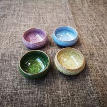 Japanese Sushi Sashimi decoration dry ice cup ice ice cracked teacups 12