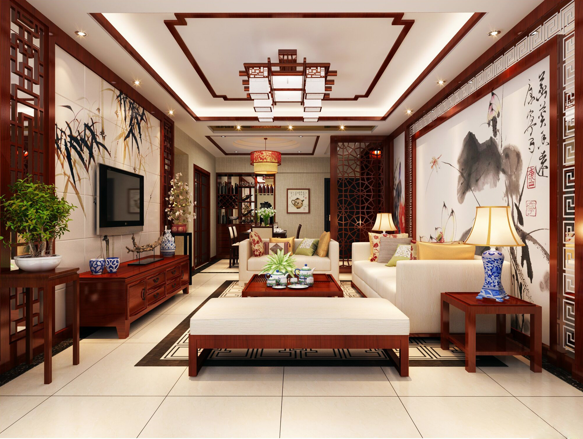 中国风客厅,带你穿越古代