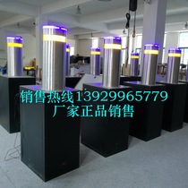 Spot lifting column anti-collision car stop buried invisible telescopic interception Semi-automatic road pile hydraulic blocking car guard Zhuang