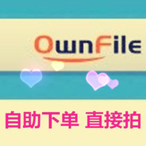 OWNFILE computer mobile phone design VIP cloud member transfer direct shooting 24-hour time disk can be self-ordered and issued