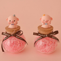 Star bottle cork glass bottle luminous straw Star bottle male and female birthday gift creative lucky star Love Capsule