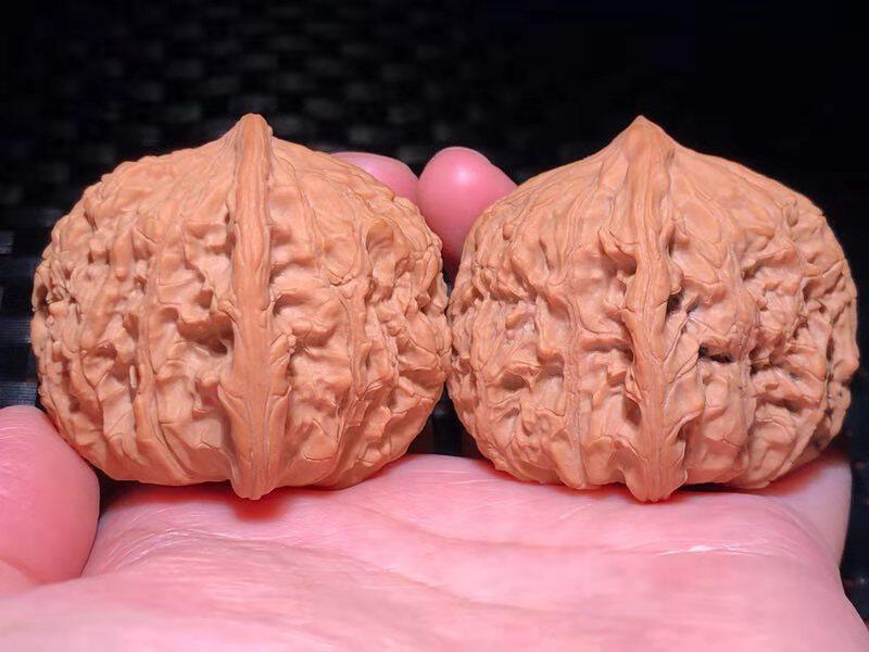 核核美美文玩核桃-44.0高欢狮子头原树野生小众精品收藏级