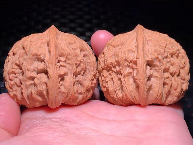 核核美美文玩核桃-44.0高欢狮子头原树野生小众精品收藏级