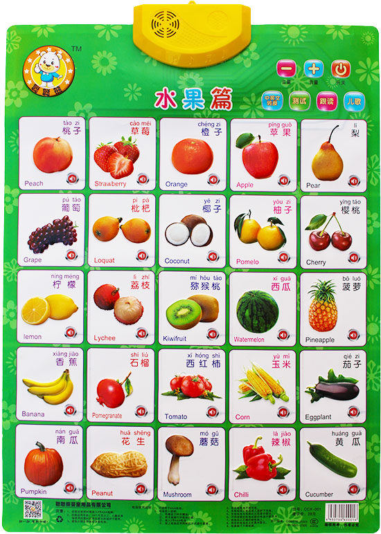 【卖疯了】电子有声挂图 幼儿玩具宝宝学看图识数认人动物宝宝