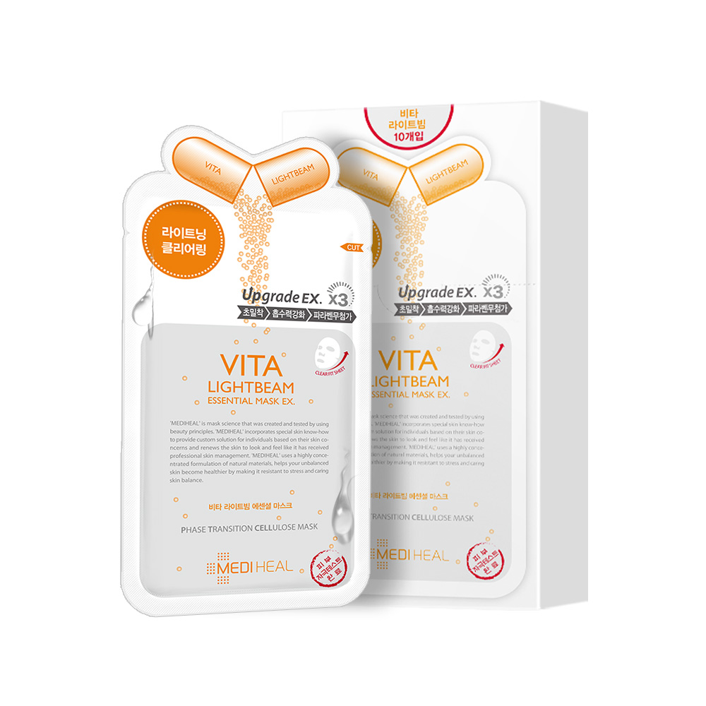 韩国mediheal美迪惠尔进口维他命c补水面膜紧致保湿面部 *2件