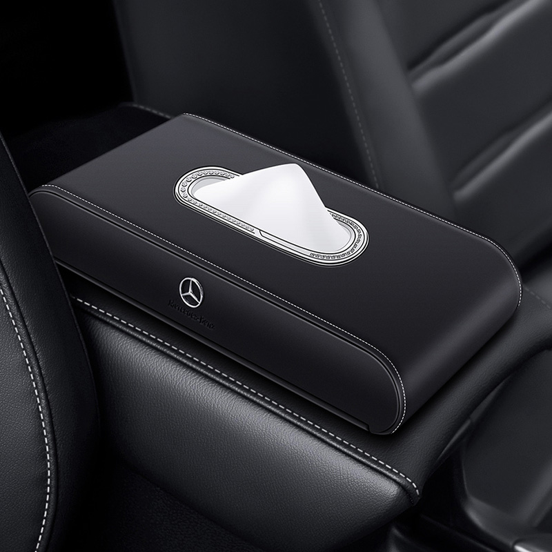 mercedes-benz car tissue box car tissue box new c-class e-class c200lglgla200 seat car drawer