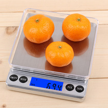 Kitchen electronic scale Multi-function baking food table scale High-precision 3kg 0 1g tea jewelry scale gram scale