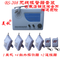 Eight defense zone ultra-long distance wireless infrared wireless anti-theft alarm greenhouse alarm garage alarm