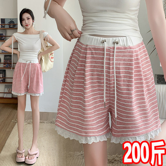 Large size maternity shorts wear thin striped wide-leg pants summer new style unbroken glutinous rice leggings 200*0.5kg
Large size maternity shorts wear thin striped wide-leg pants summer new style unbroken glutinous rice leggings 200*0.5kg