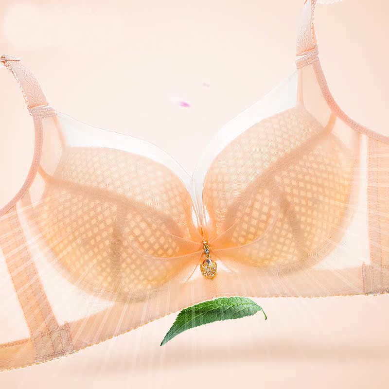 法国峰尚美体内衣 大码超薄款大码胸罩聚拢调整型收副乳性感文胸_7折