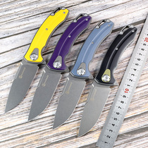 MAXACE genuine m390 powder steel knife with sharp high hardness folding knife outdoor survival knife for self-defense