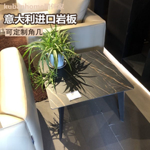 Italy imported rock plate corner several simple modern large apartment creative Nordic simple home living room round coffee table