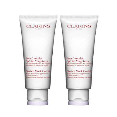 法国Clarins娇韵诗进口抚纹身体霜纤体乳补水紧致孕妇可用200ml*2