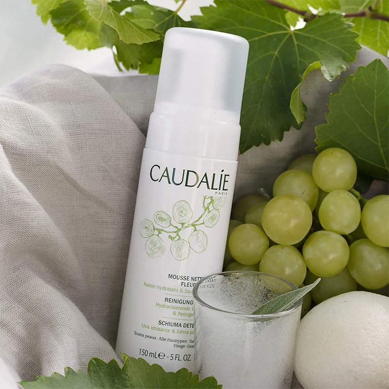 caudalie欧缇丽葡萄泡沫摩丝洗面奶洁面乳温和氨基酸