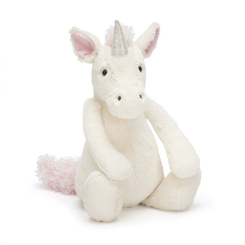 [direct] british jellycat imported shy unicorn milky white super