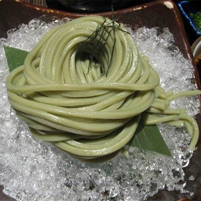 秋之田茶面绿茶面挂面杂粮面450g日式抹茶面凉面冷面拉面条干面条_9折