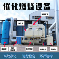 Catalytic combustion equipment Organic waste gas treatment Chemical environmental protection equipment On-site installation of activated carbon adsorption desorption
