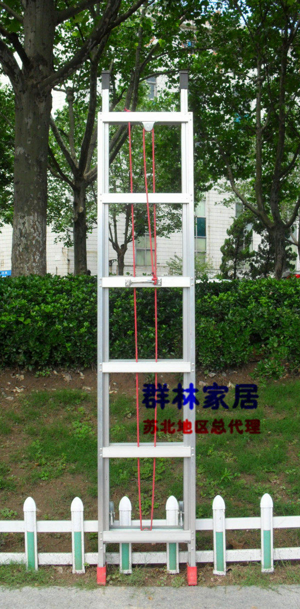 单升降梯/人字升降梯/铝合金伸缩拉绳工程梯子配件滑轮 转轮 轮子