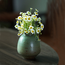 Fanyue Jingdezhen Coarse Pottery handmade small retro vase flowers hydroponic living room bedroom flower arrangement new