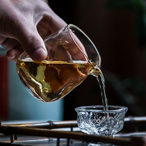 Fanyue gongdo Cup hammer heat-resistant glass tea divider small tea leak Japanese thick kung fu tea cup household Tea Sea